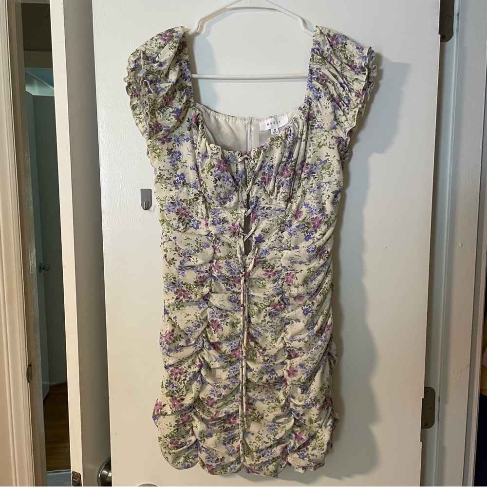 Floral Ruffled Dress - Picture 2 of 3